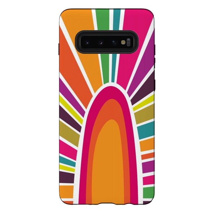 Galaxy S10 plus StrongFit Inner Sunshine by Majoih