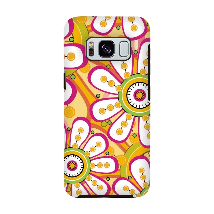 Galaxy S8 StrongFit Lemon Flowers by Shelly Bremmer
