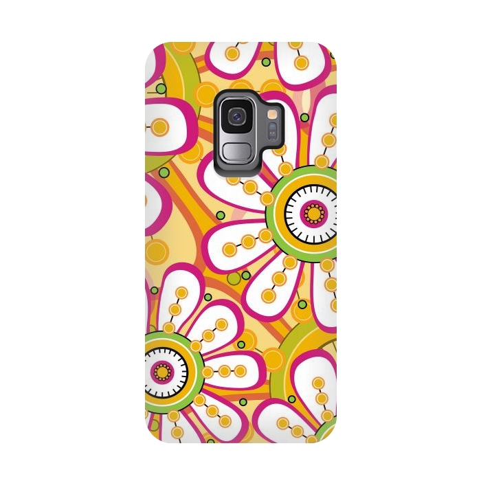 Galaxy S9 StrongFit Lemon Flowers by Shelly Bremmer