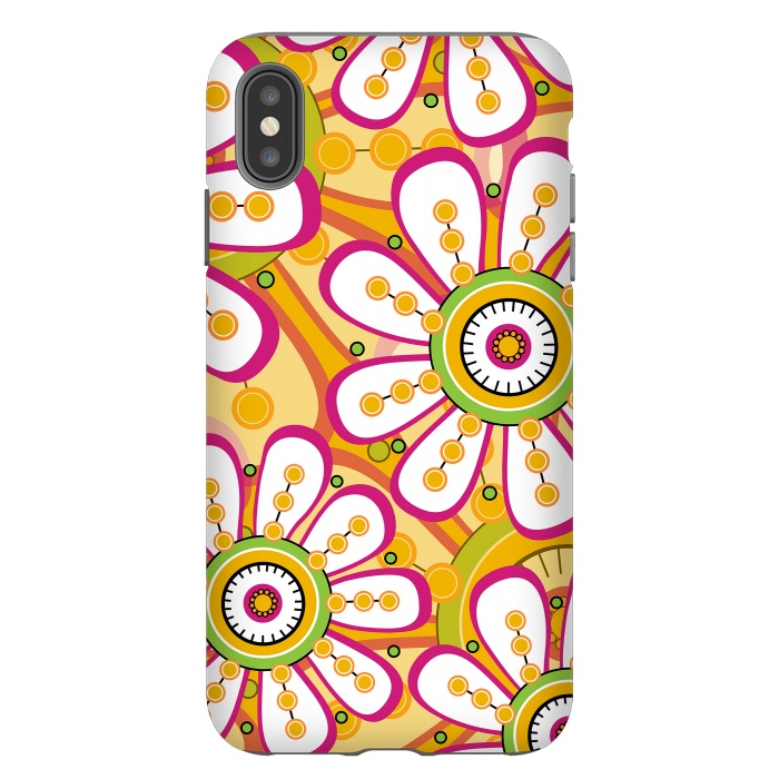iPhone Xs Max StrongFit Lemon Flowers by Shelly Bremmer