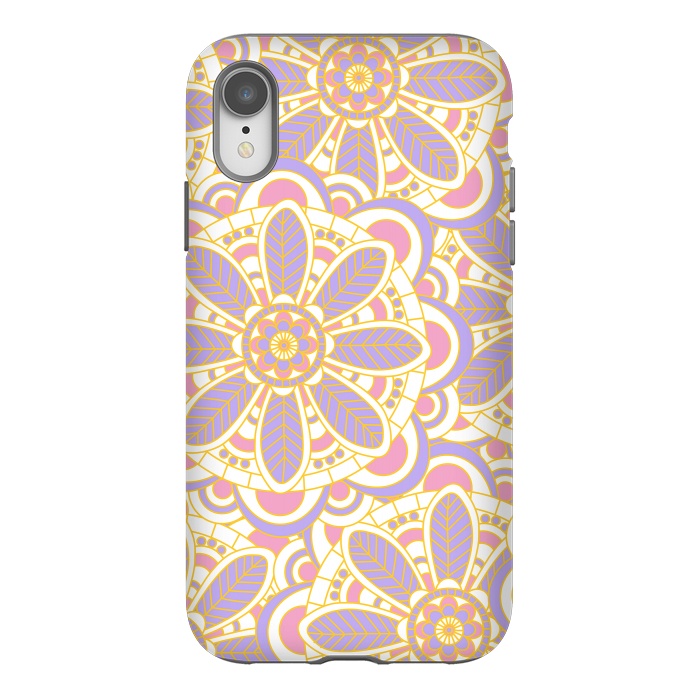 iPhone Xr StrongFit Lilac Lace by Shelly Bremmer