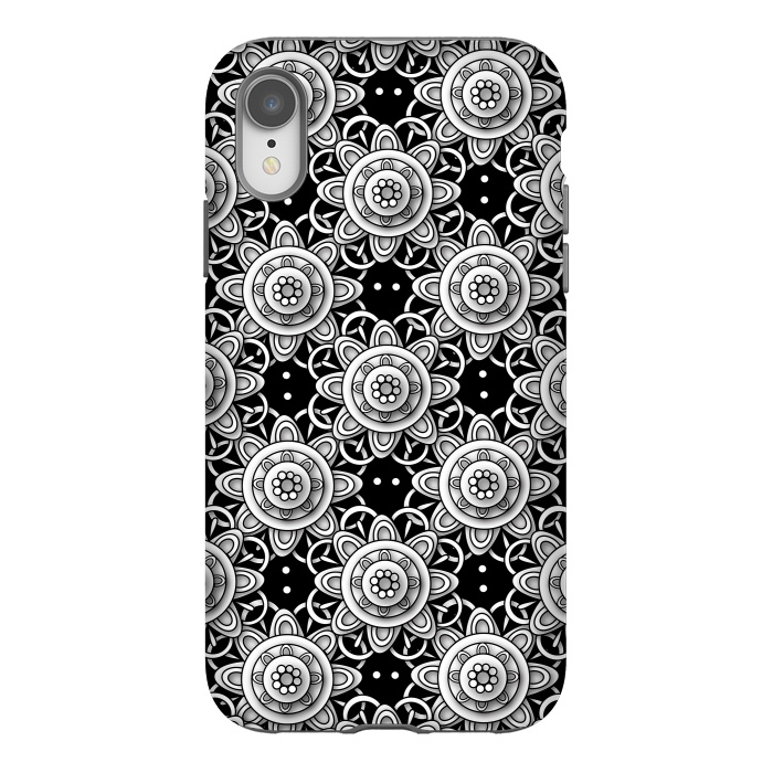 iPhone Xr StrongFit Lace Flowers by Shelly Bremmer