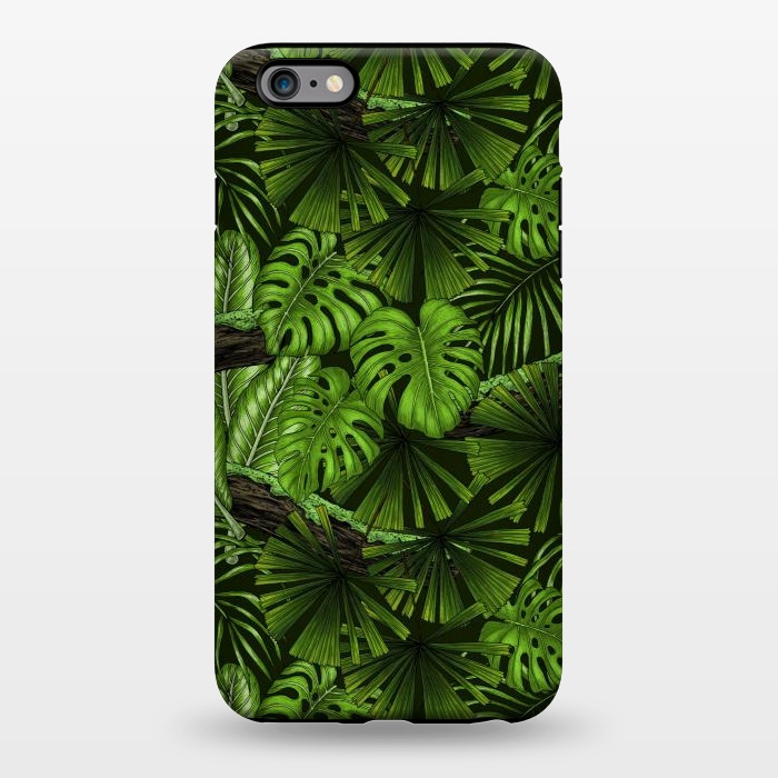 iPhone 6/6s plus StrongFit Jungle leaves by Katerina Kirilova