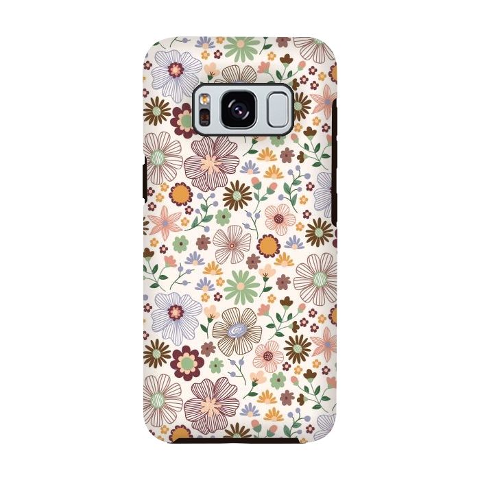 Galaxy S8 StrongFit Autumn Wild Bloom by TracyLucy Designs