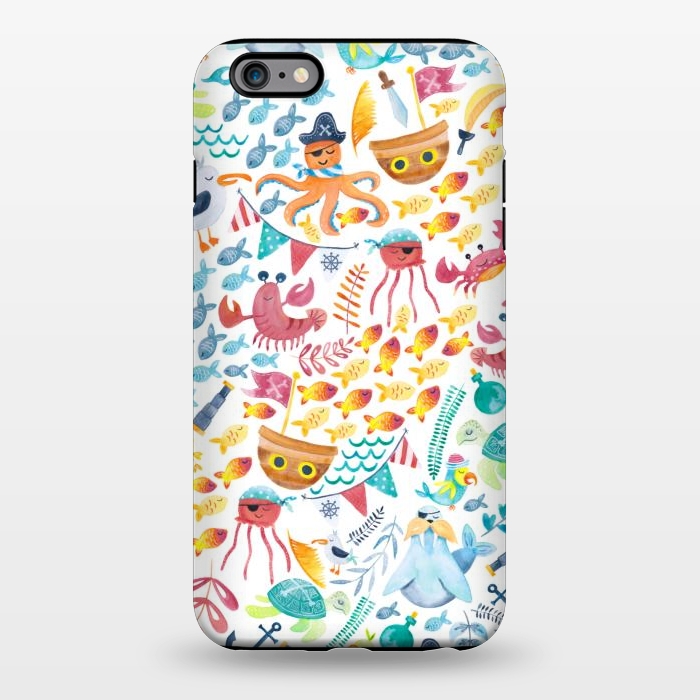 iPhone 6/6s plus StrongFit Pirate Pizzaz by gingerlique