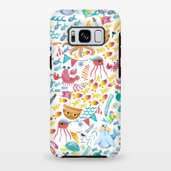 Galaxy S8 plus StrongFit Pirate Pizzaz by gingerlique