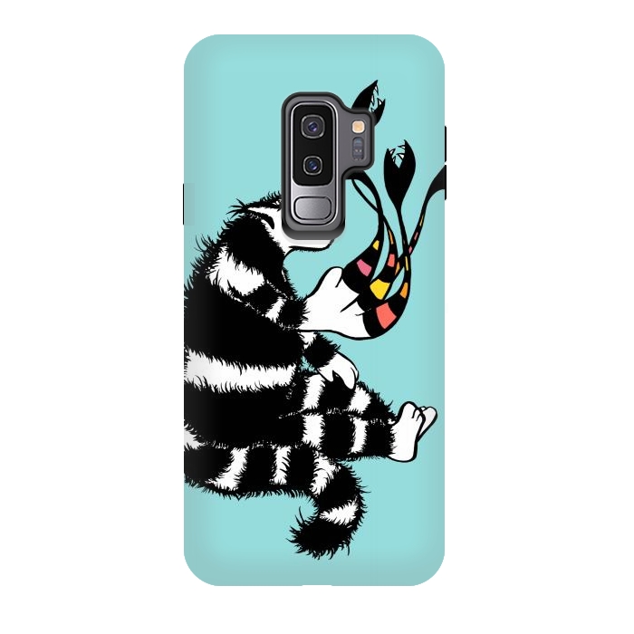 Galaxy S9 plus StrongFit Weird Cat Character With Strange Deformed Paw by Boriana Giormova