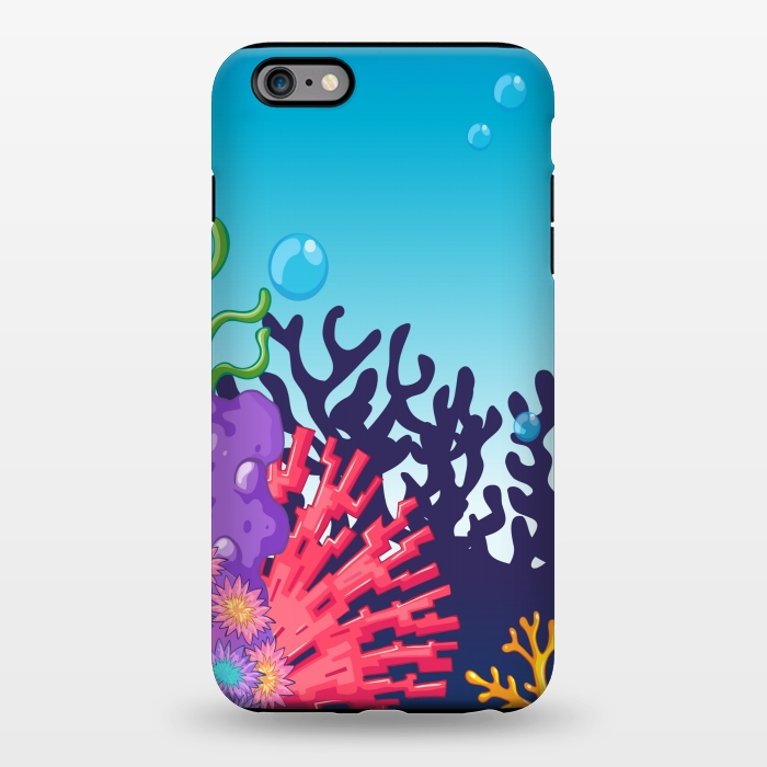 iPhone 6/6s plus StrongFit CORAL SEA PATTERN by MALLIKA