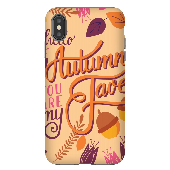 iPhone Xs Max StrongFit Autumn, you are my fave 001 by Jelena Obradovic