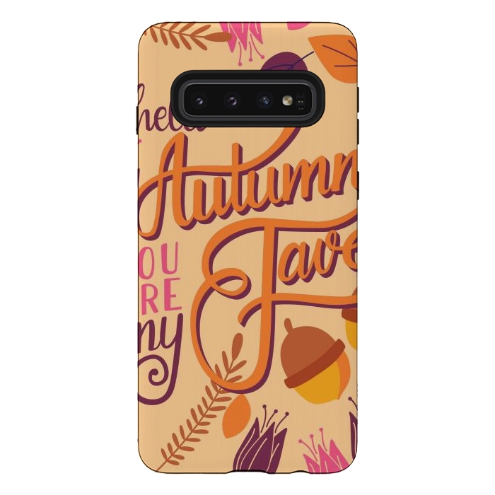 Galaxy S10 StrongFit Autumn, you are my fave 001 by Jelena Obradovic