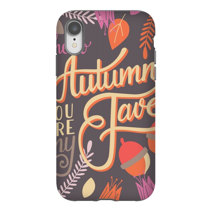 iPhone Xr StrongFit Autumn, you are my fave, 002 by Jelena Obradovic