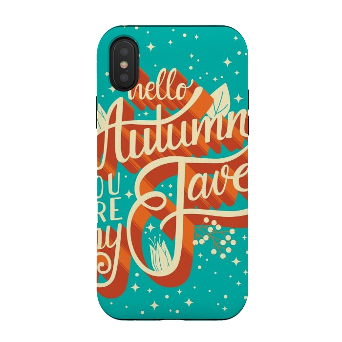 iPhone Xs / X StrongFit Autumn, you are my fave, 005 by Jelena Obradovic