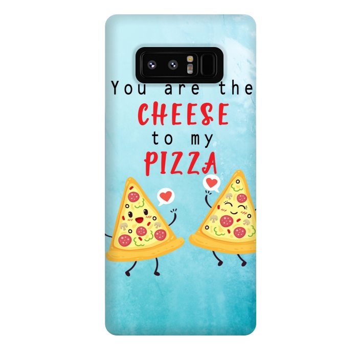Galaxy Note 8 StrongFit CHEESE TO MY PIZZA by MALLIKA