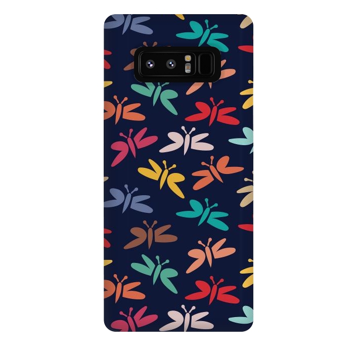 Galaxy Note 8 StrongFit Butterflies by Majoih