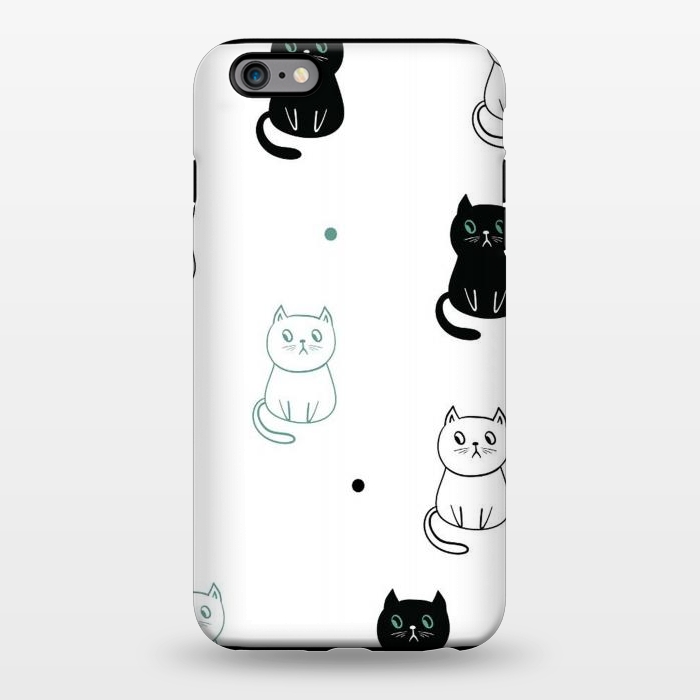 iPhone 6/6s plus StrongFit minimal cats by haroulita