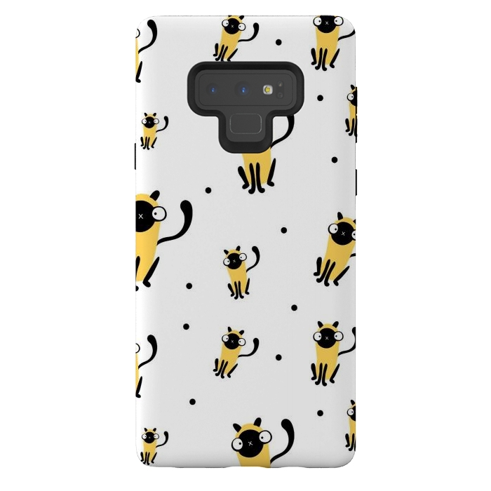 Galaxy Note 9 StrongFit cool cats by haroulita
