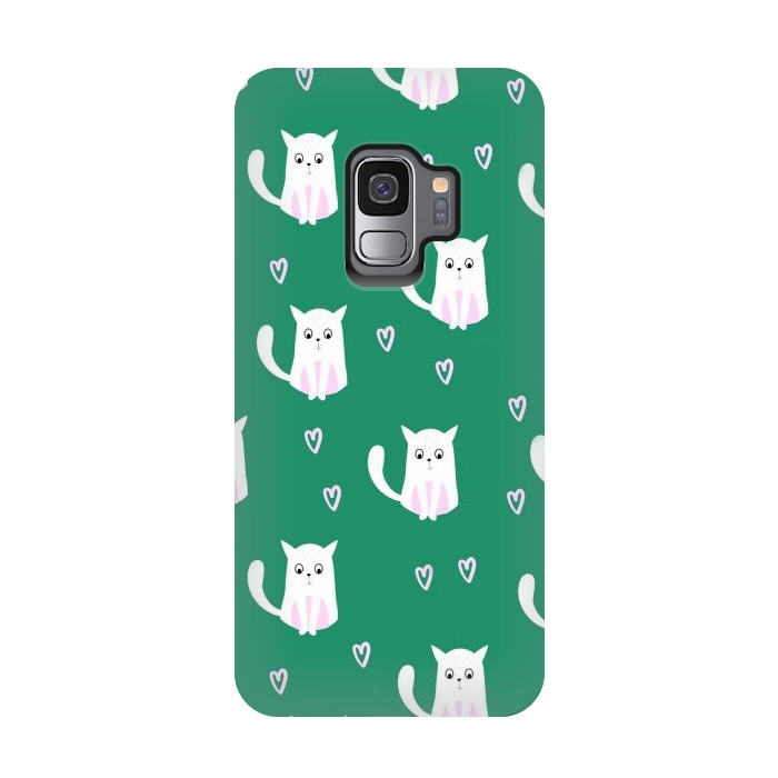 Galaxy S9 StrongFit cats pattern by haroulita