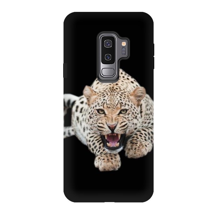 Galaxy S9 plus StrongFit wild leopard by haroulita