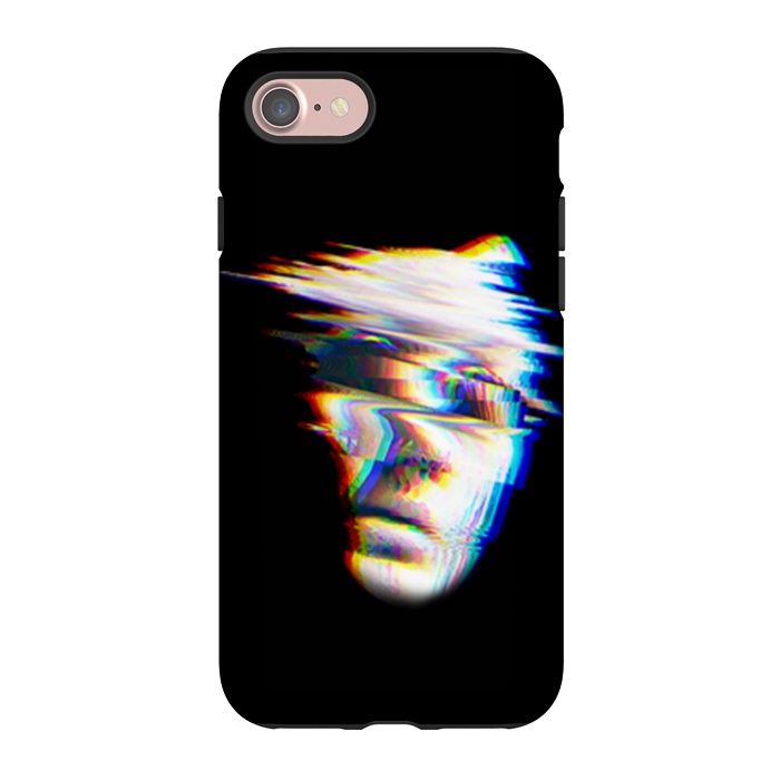 iPhone 7 StrongFit glitch horror face by haroulita