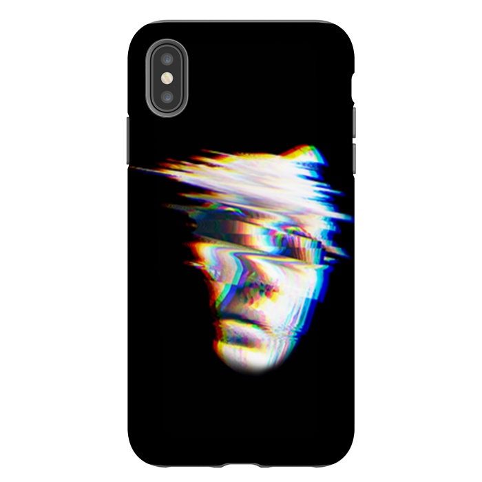 iPhone Xs Max StrongFit glitch horror face by haroulita