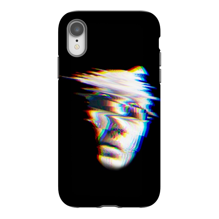 iPhone Xr StrongFit glitch horror face by haroulita