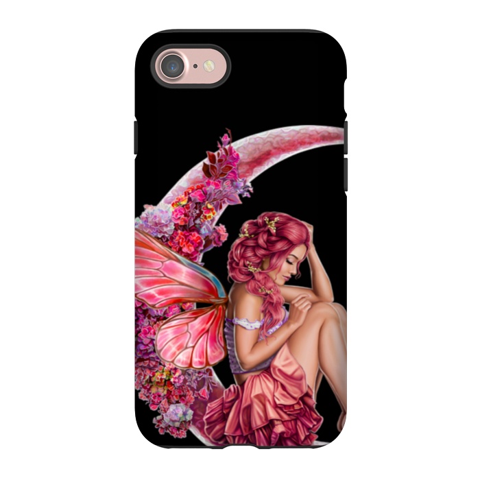 iPhone 7 StrongFit pink moon fairy by haroulita