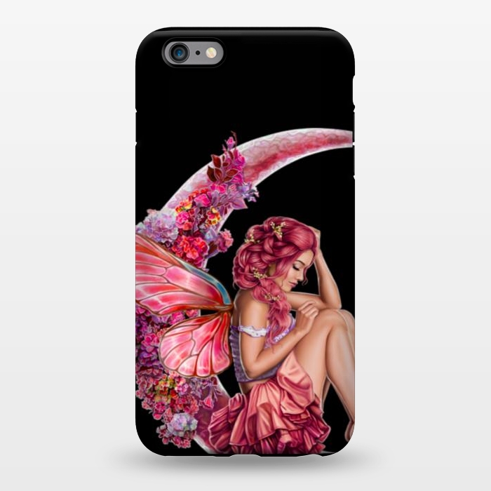 iPhone 6/6s plus StrongFit pink moon fairy by haroulita