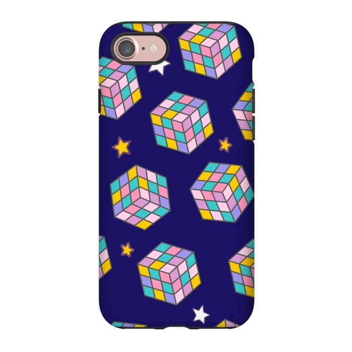 iPhone 7 StrongFit cube game pattern by MALLIKA