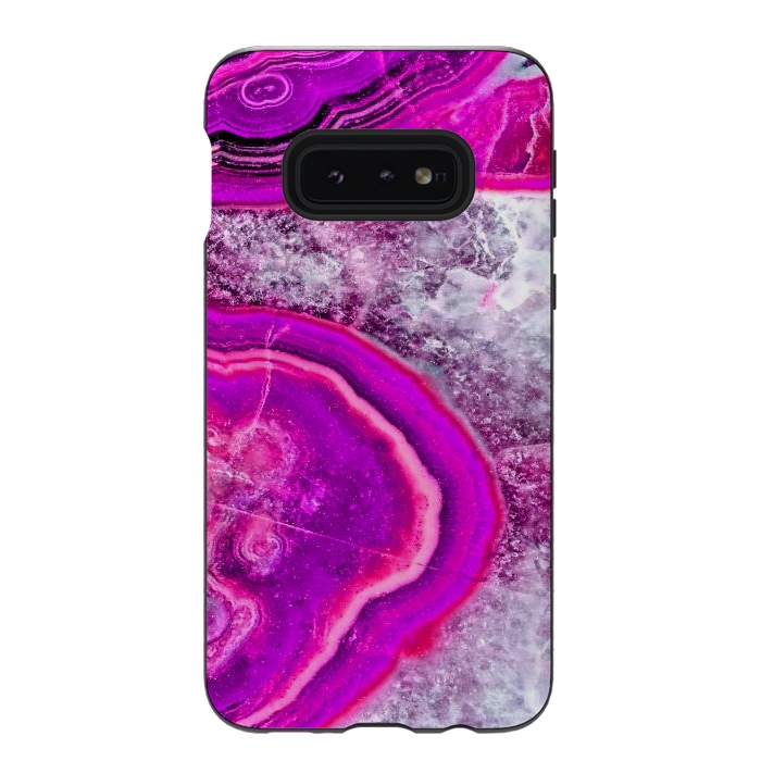 Galaxy S10e StrongFit agate slice by haroulita