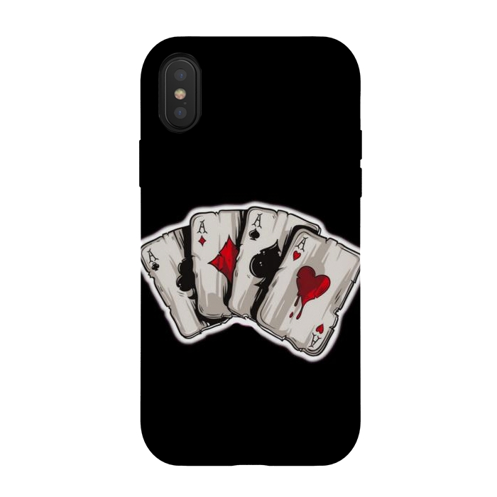 iPhone Xs / X StrongFit full of aces by haroulita