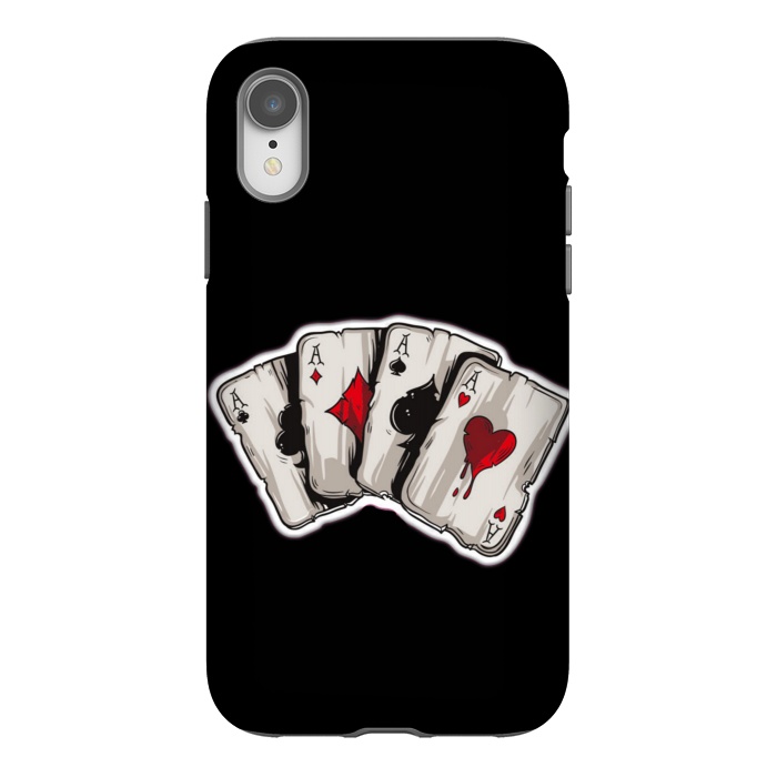 iPhone Xr StrongFit full of aces by haroulita