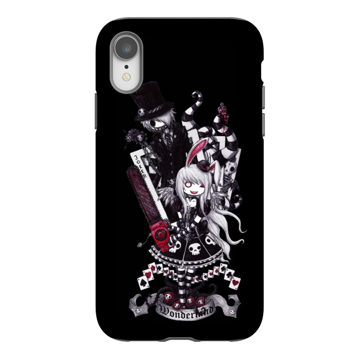 iPhone Xr StrongFit alice in wonderland by haroulita