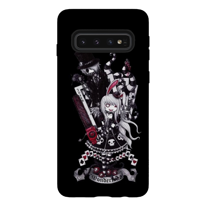 Galaxy S10 StrongFit alice in wonderland by haroulita