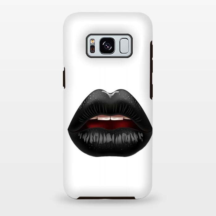 Galaxy S8 plus StrongFit black lips by haroulita