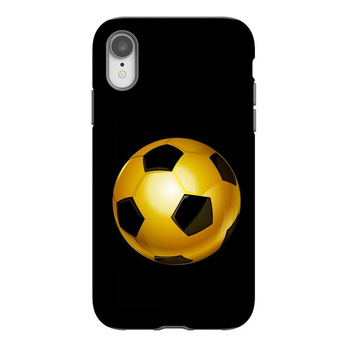 iPhone Xr StrongFit golden ball by haroulita