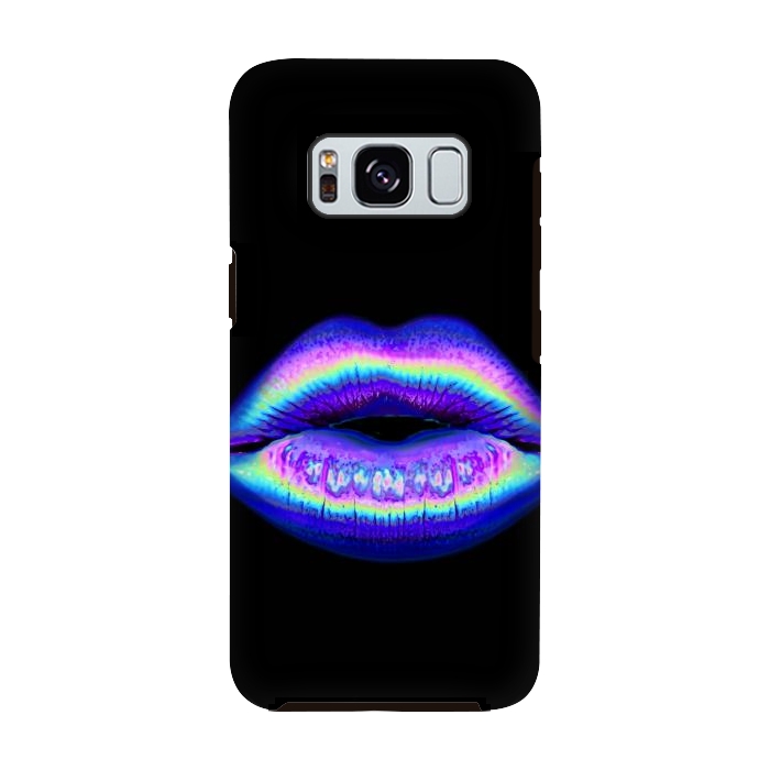 Galaxy S8 StrongFit purple lips by haroulita