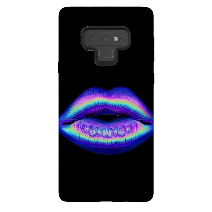 Galaxy Note 9 StrongFit purple lips by haroulita