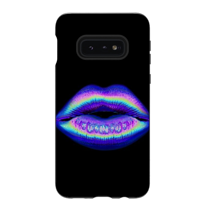 Galaxy S10e StrongFit purple lips by haroulita