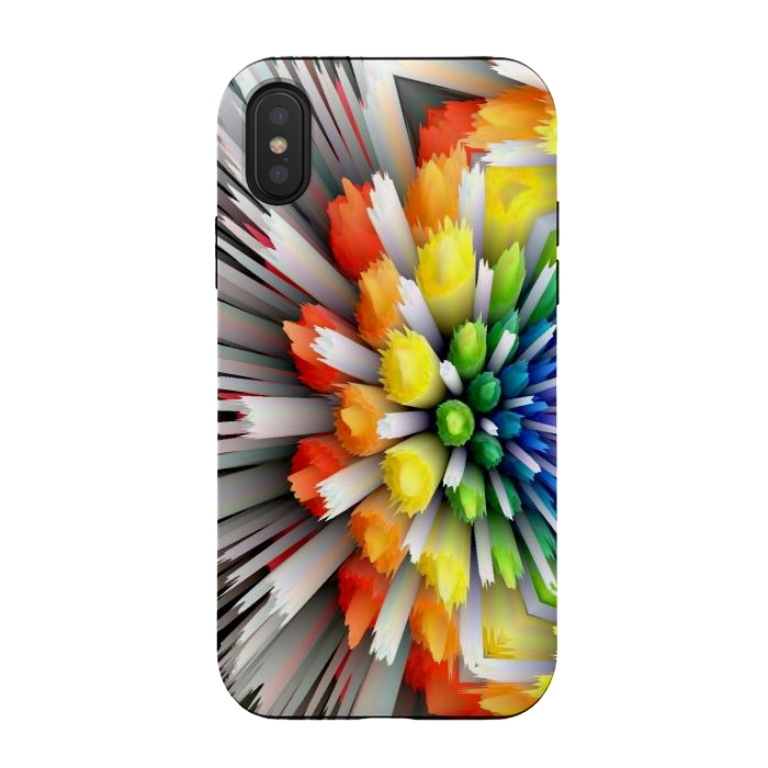 iPhone Xs / X StrongFit rainbow by haroulita