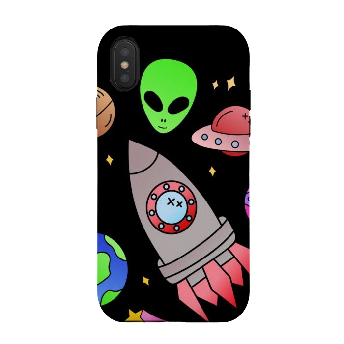 iPhone Xs / X StrongFit alien by haroulita