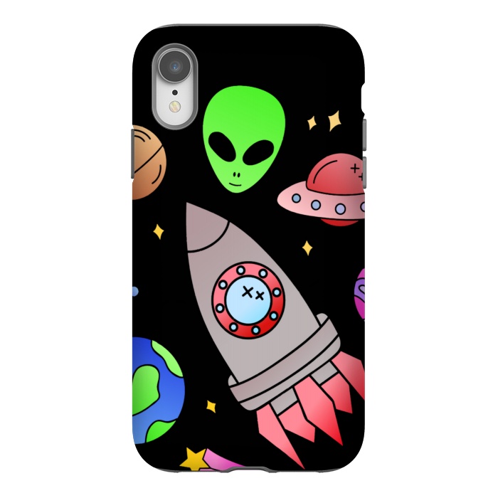 iPhone Xr StrongFit alien by haroulita