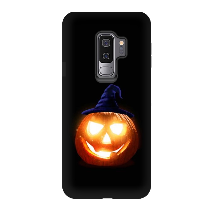 Galaxy S9 plus StrongFit halloween pumpkin by haroulita