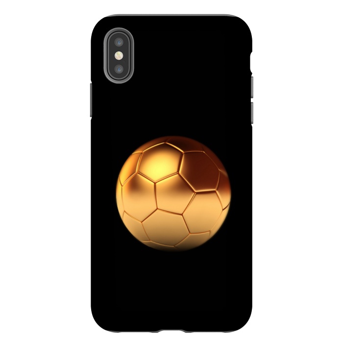 iPhone Xs Max StrongFit gold ball  by haroulita
