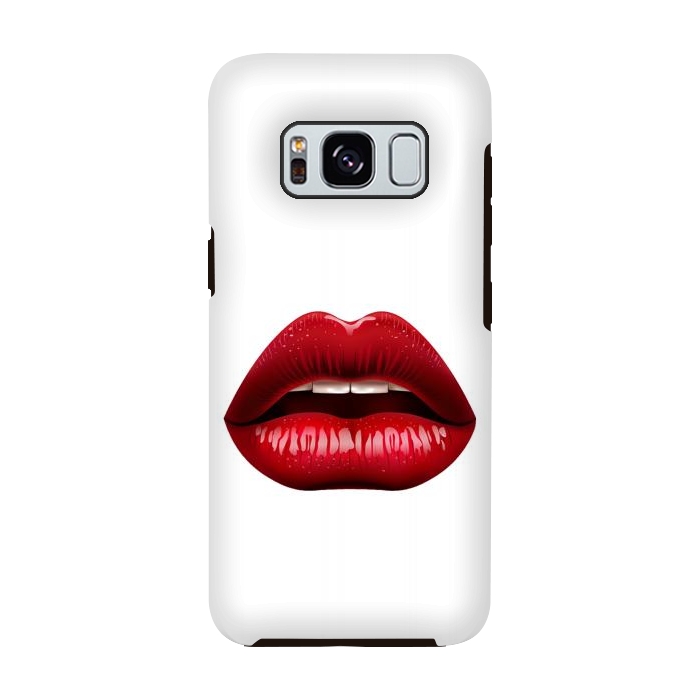 Galaxy S8 StrongFit red lips by haroulita