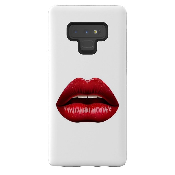Galaxy Note 9 StrongFit red lips by haroulita