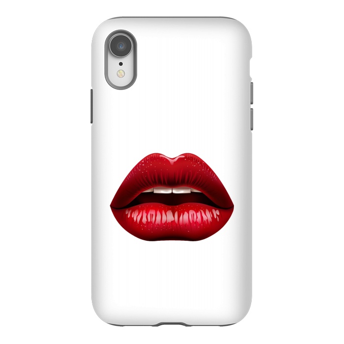 iPhone Xr StrongFit red lips by haroulita