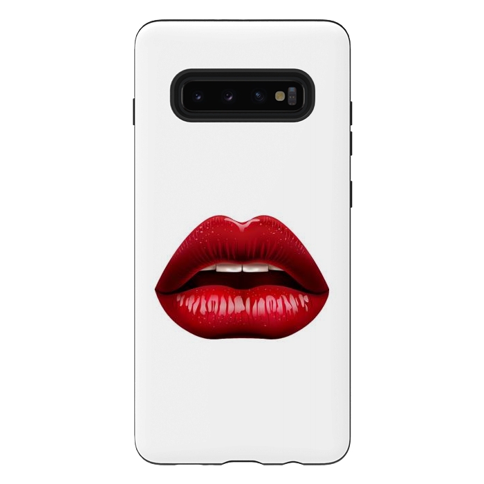 Galaxy S10 plus StrongFit red lips by haroulita
