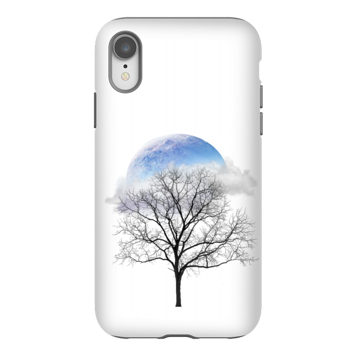 iPhone Xr StrongFit winter tree by haroulita