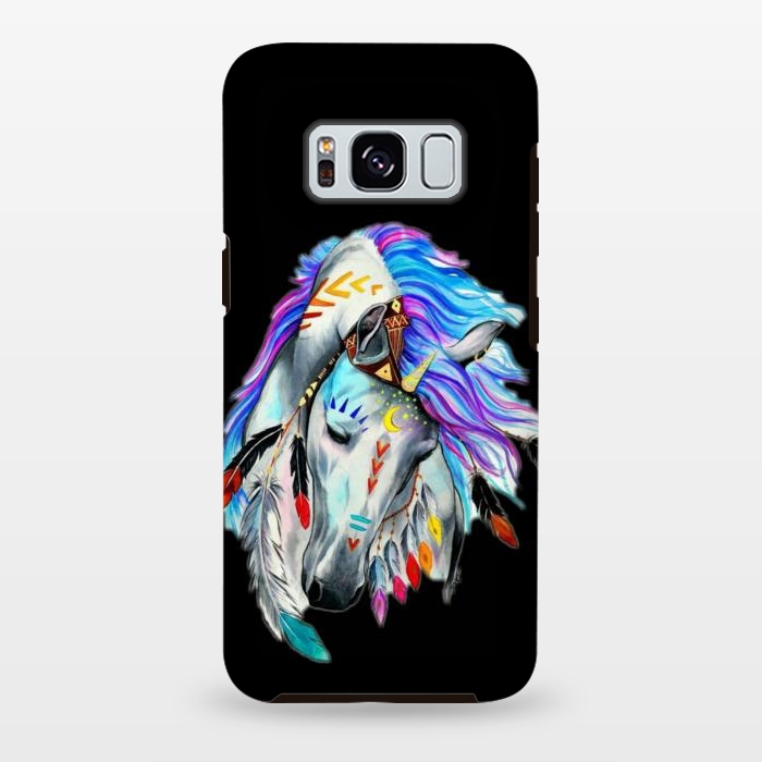 Galaxy S8 plus StrongFit feather horse by haroulita