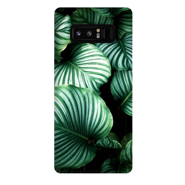 Galaxy Note 8 StrongFit tropical leaves by haroulita